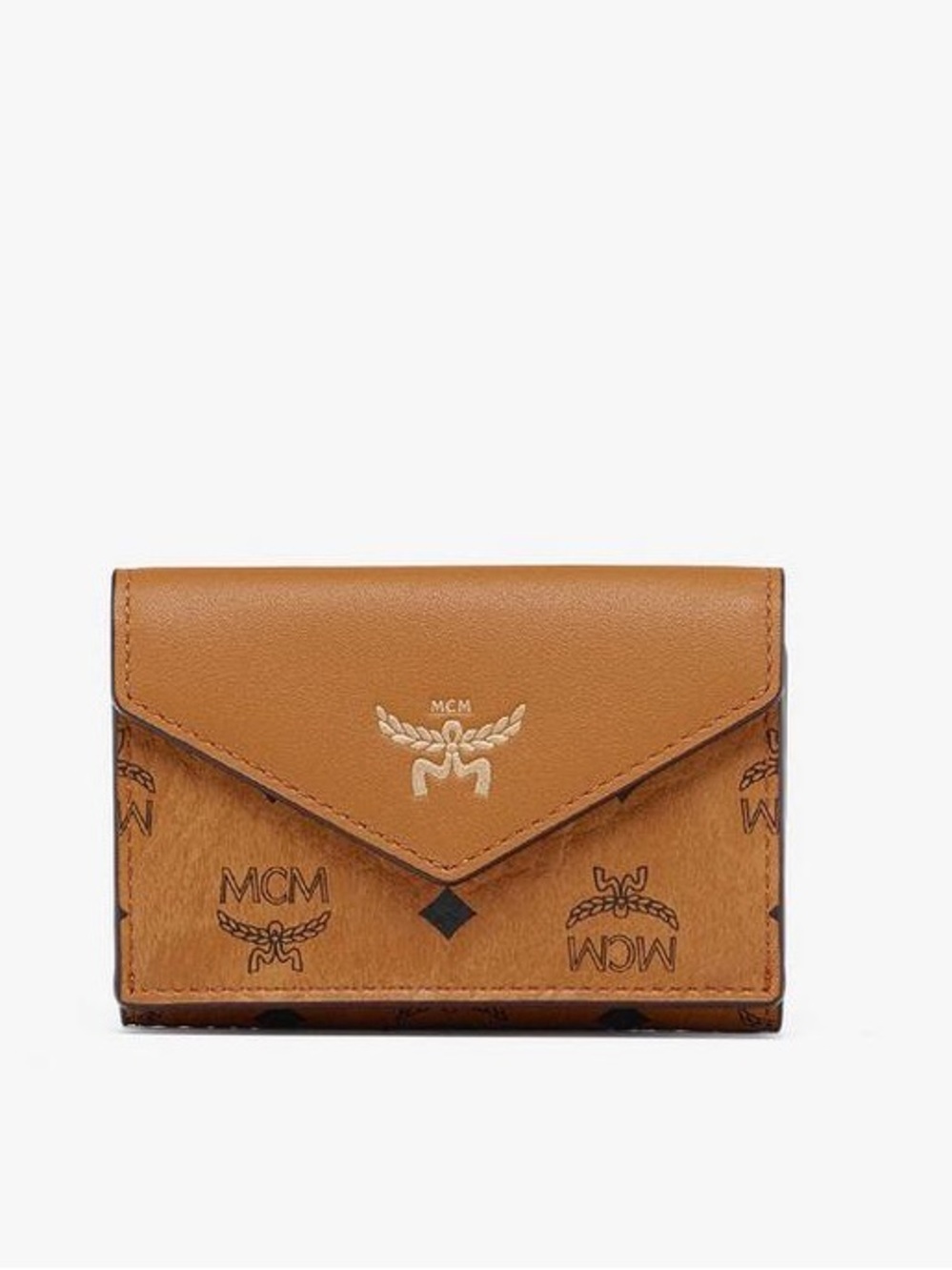 MCM ‘Aren Trifold Wallet In Visetos’